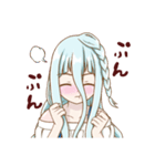 オッドアイ少女（個別スタンプ：5）