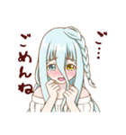 オッドアイ少女（個別スタンプ：6）