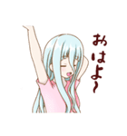 オッドアイ少女（個別スタンプ：10）