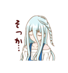 オッドアイ少女（個別スタンプ：16）