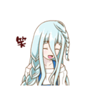 オッドアイ少女（個別スタンプ：17）