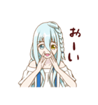 オッドアイ少女（個別スタンプ：19）