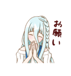 オッドアイ少女（個別スタンプ：22）