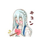 オッドアイ少女（個別スタンプ：23）