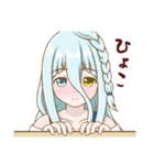 オッドアイ少女（個別スタンプ：26）