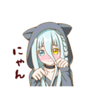 オッドアイ少女（個別スタンプ：30）