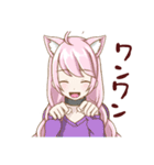 オッドアイ少女（個別スタンプ：40）