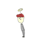 キャップ少年（個別スタンプ：8）