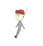 キャップ少年（個別スタンプ：21）