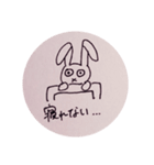 ゆううつなうさぎさん（個別スタンプ：2）