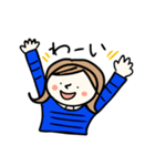 秋冬の女の子（個別スタンプ：5）