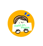 秋冬の女の子（個別スタンプ：7）