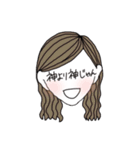 ちょっと冷めてる女子達（個別スタンプ：31）