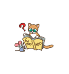 ユーモラスな猫たちの日常の物語（個別スタンプ：13）
