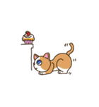 ユーモラスな猫たちの日常の物語（個別スタンプ：14）