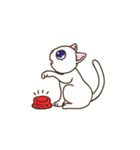 ユーモラスな猫たちの日常の物語（個別スタンプ：15）