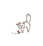 ユーモラスな猫たちの日常の物語（個別スタンプ：21）