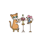 ユーモラスな猫たちの日常の物語（個別スタンプ：22）