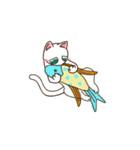 ユーモラスな猫たちの日常の物語（個別スタンプ：23）