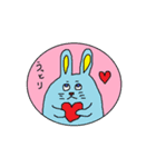 円の中の動物たち（個別スタンプ：3）