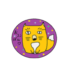 円の中の動物たち（個別スタンプ：5）