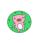 円の中の動物たち（個別スタンプ：8）