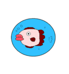 円の中の動物たち（個別スタンプ：24）