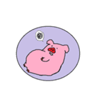円の中の動物たち（個別スタンプ：30）