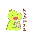 イグアナ先輩（個別スタンプ：4）