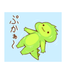 イグアナ先輩（個別スタンプ：34）