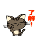 タレ目猫のトロ（個別スタンプ：7）