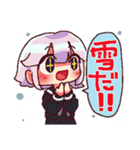 冬と何らかと女の子のスタンプ（個別スタンプ：15）