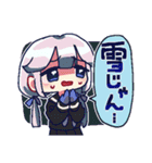 冬と何らかと女の子のスタンプ（個別スタンプ：16）