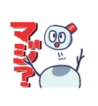 冬と何らかと女の子のスタンプ（個別スタンプ：21）
