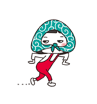 のんきな少しおしゃれな彼女（個別スタンプ：1）