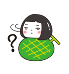 のんきな少しおしゃれな彼女（個別スタンプ：16）