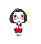 のんきな少しおしゃれな彼女（個別スタンプ：17）