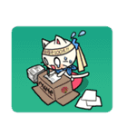 ごめん猫ともうしわけな犬（個別スタンプ：12）