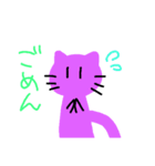 表情が無い猫（個別スタンプ：5）