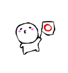 伝わる白い気持ち（個別スタンプ：3）