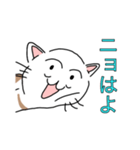 人間みたいな猫（個別スタンプ：3）