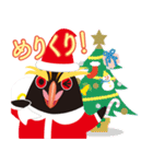 クリスマスと年末に使えるイワトビペンギン（個別スタンプ：1）