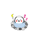 まあるいしろぽん（個別スタンプ：15）