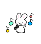 ゆるふわ。らくがきうさちゃん（個別スタンプ：9）