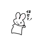 ゆるふわ。らくがきうさちゃん（個別スタンプ：29）