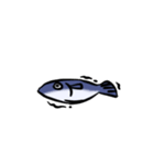 生きるのに一生懸命な魚のスタンプ（個別スタンプ：3）