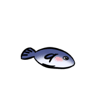 生きるのに一生懸命な魚のスタンプ（個別スタンプ：11）