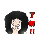 OTS君 ～アフロを添えて～（個別スタンプ：4）