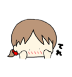 ふわふわる～ん♡な女の子スタンプ（個別スタンプ：6）