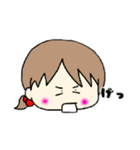 ふわふわる～ん♡な女の子スタンプ（個別スタンプ：17）